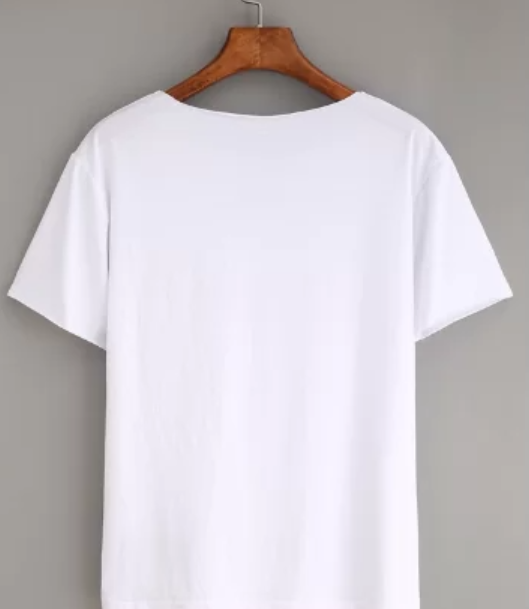 white t-shirt