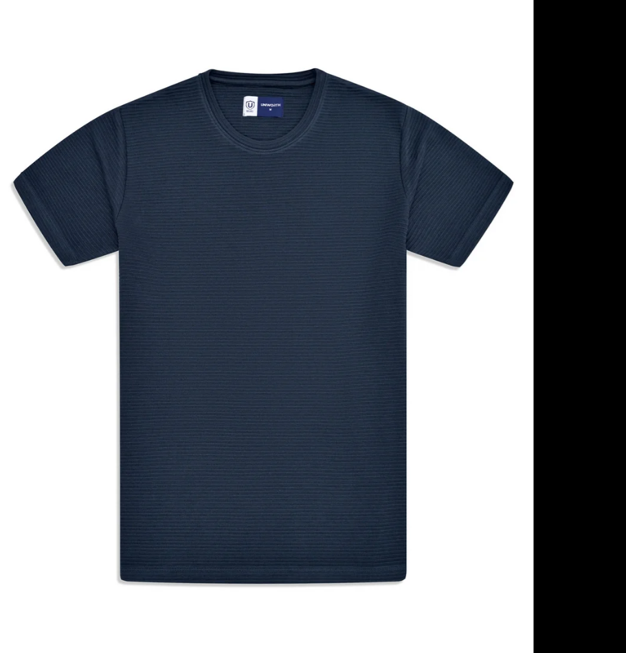 Navy Stripe Crew Neck T-Shirt