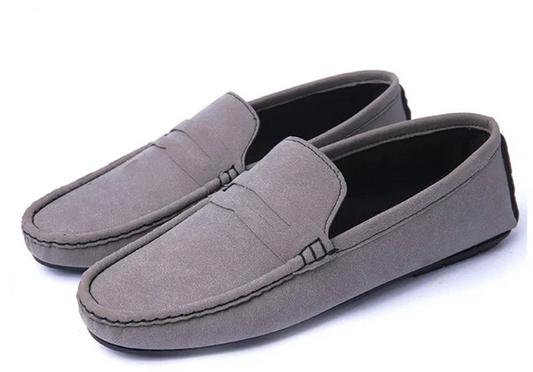 Men's Casual Monk-Strap Shoes – Tan Brown Synthetic Leather | Anti-Slip Sole